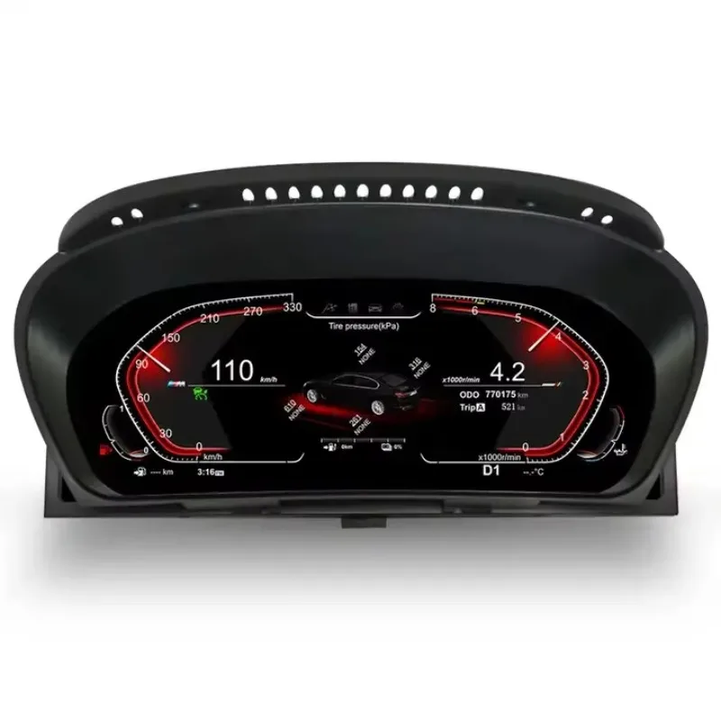 

Digital Cluster 12.3inch Car Dashboard Screen Linux System for BMWS X6 E71 2006-2013 CIC CCC Speedometer Instrument