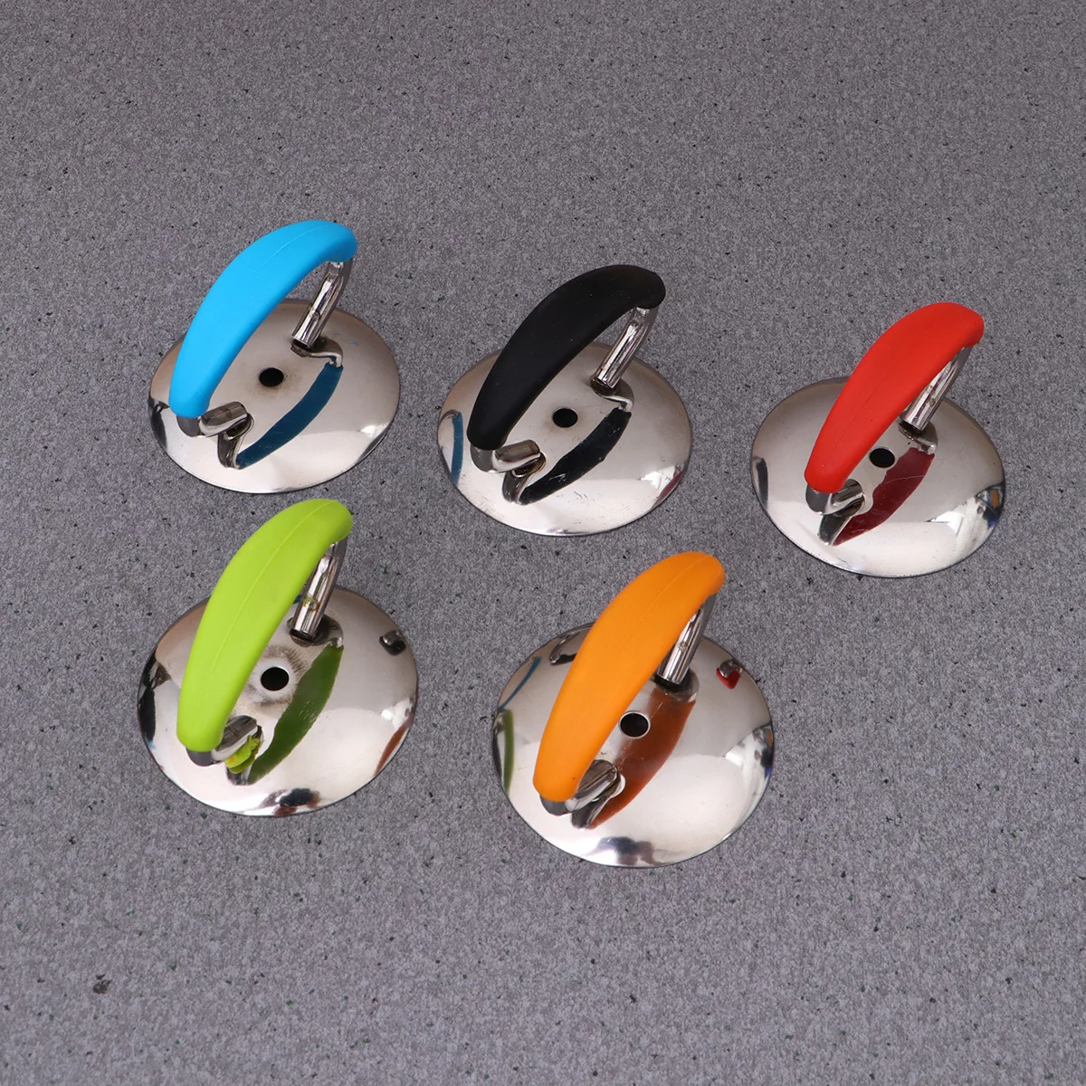 

5pcs Stainless Steel Pot Handle Replacement Silicone Grip Cookware Knob Universal Kitchen Gadget Heat Resistant For Pans