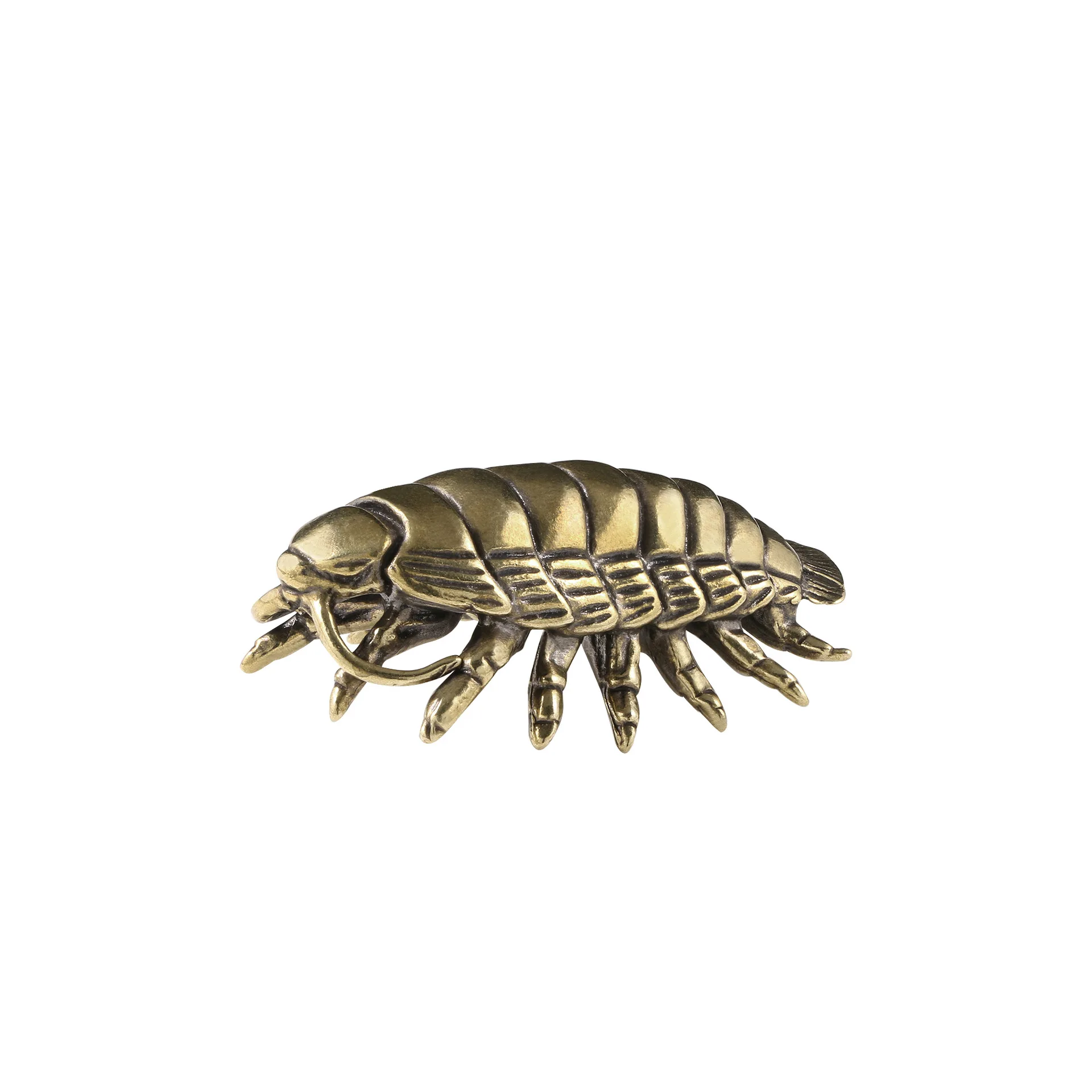 Giant Isopod Brass Decorative Figurines Prehistoric Marine Life Metal Figurine High Quality Copper Ornaments Desktop Decoration