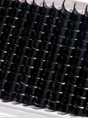 14 rows of natural Russian curly mink eyelashes 100D-200D natural thick eyelash clusters D personal eyelashes DIY eyelash extens