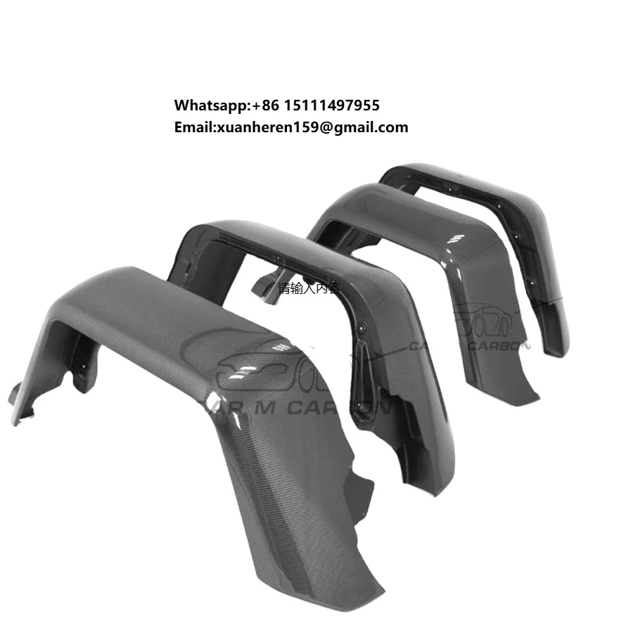 

G Class W463 Wide Carbon Fiber Over Fenders for 1990~2018 Stylish 4x4 Carbon Fiber Fenders for G63 G500 G400 G350 W463 Vehicles
