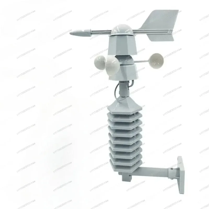 WS0232 Wireless Weather Station Clock Wind Speed Direction Temp Humidity Monitor
