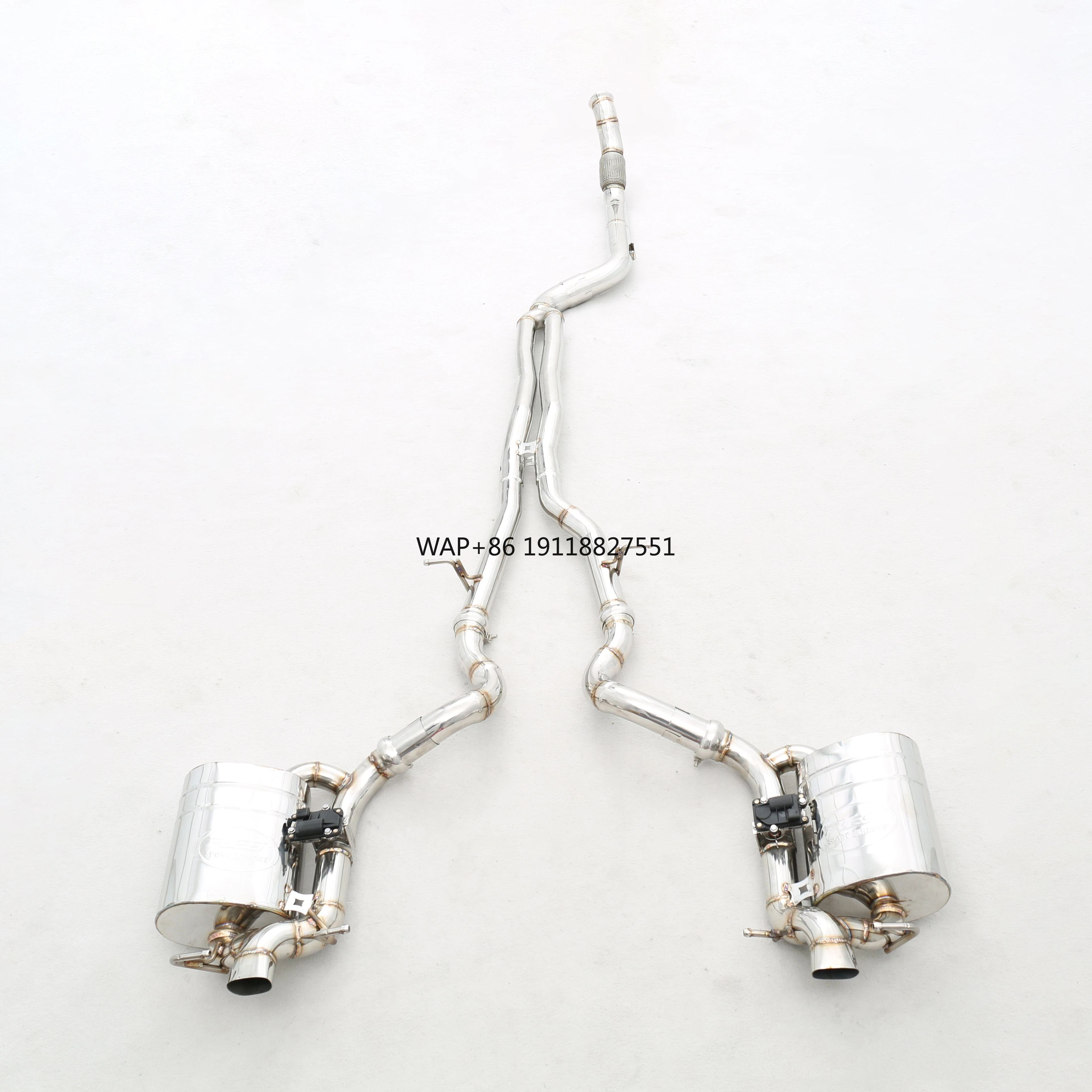 

OEM Custom 304 Stainless Steel/Titanium Valved Exhaust System 3.0T M256 for E53 W213/C238 304 Exhaust Pipes