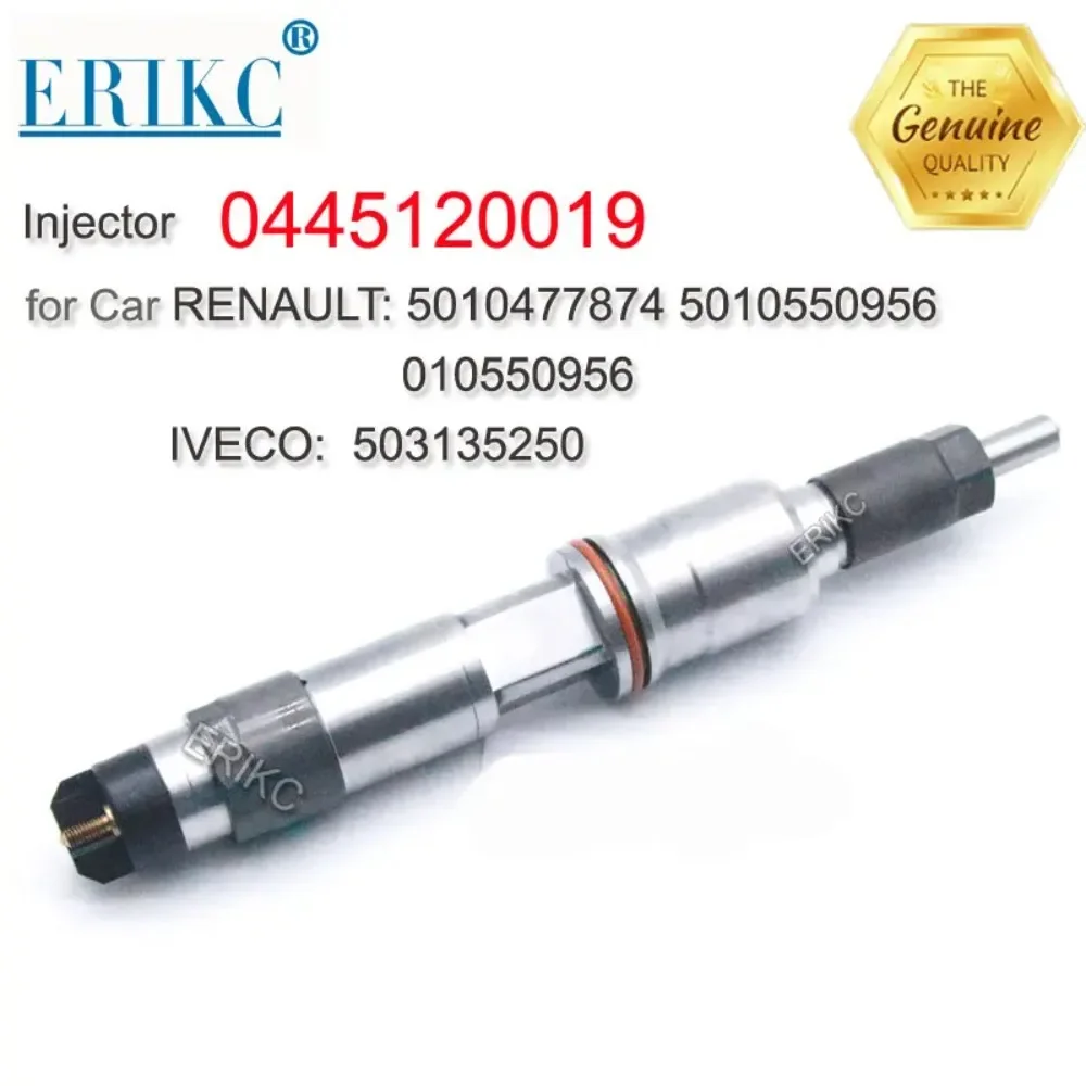 Genuine Common Rail Injector 0445120019 ERIKC Fuel Oil Injector 0 445 120 019 Auto Fuel Pump Injector 0445 120 019