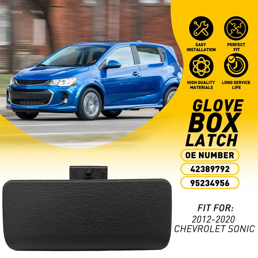 Passenger Front Glove Box Handle  Glove Box Door Lock Open Handle Compatible For Chevrolet 2012-2020 42389792 95234956