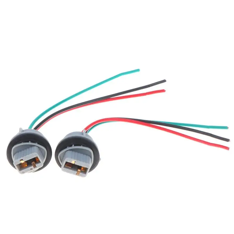 2 Stück 7443 Autobremslichtsockel T20 Lampenstecker Kabelsatz Wasserdichter Lampenstecker für den Austausch von Autolichtern – Detail 5
