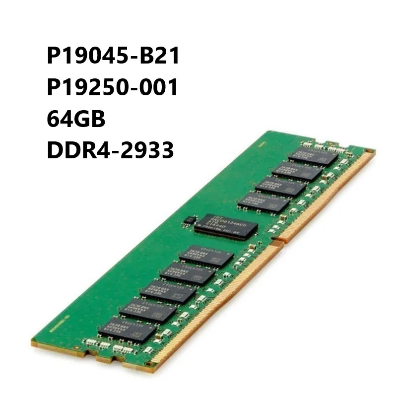 Smart Memory Kit P19045-B21 P19250-001 64GB 2Rx4 DDR4-2933MHz PC4-2933Y-R CL21 ECC Reg RDIMM RAM for H+PE ProLiant G10 Servers