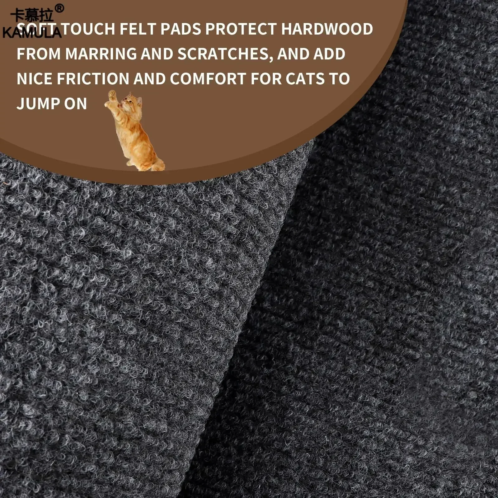 Selbstklebende Katzen-Kratzmatte Katzenkratzer Sofaschutz Katzen-Kratzmatte für Teppich DIY Katzen-Kratzmöbel-Schutz – Detail 4