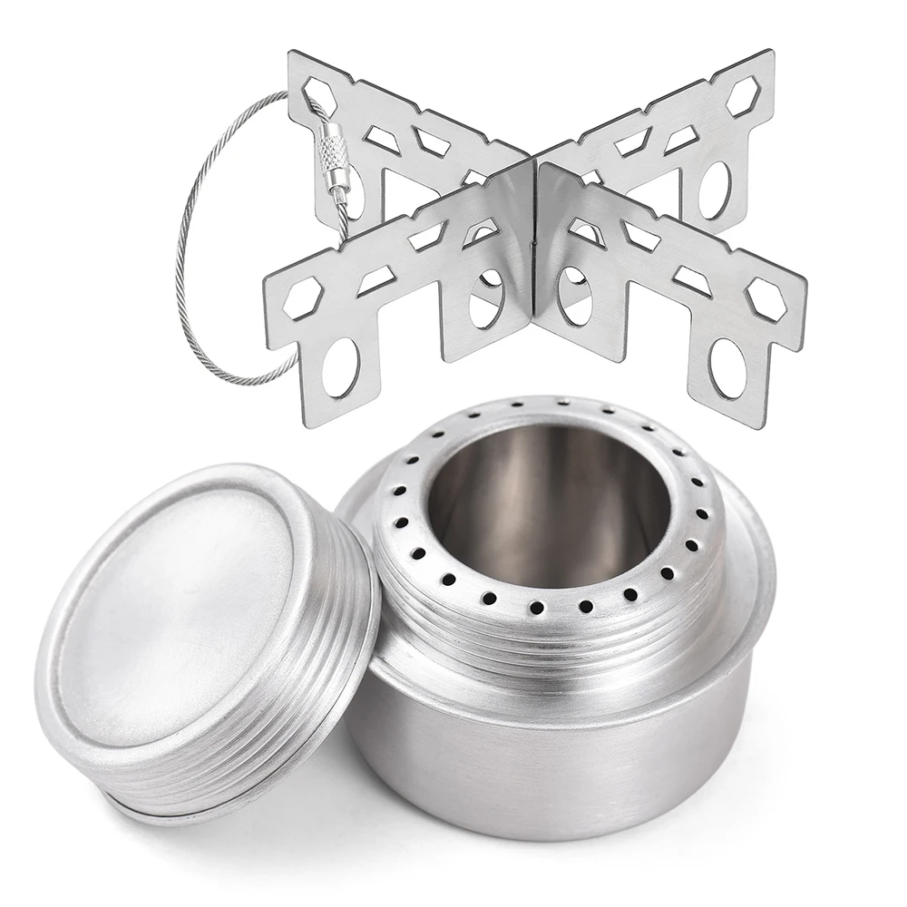 Custom CNC machined aluminum alloy alcohol stove cross bracket for outdoor camping and hiking hardware accessories