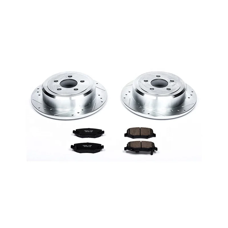 

Power Stop U.S.top Rated 52129250AA D1274 POWERSTOP Rear Brake Kit Pad And Disc Brake System Assembly K3046 For DODGE JEEP