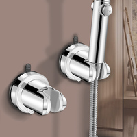 Adjustable Without Punching Suction Cup Shower Bracket ABS Universal Showerhead Holder Shower Holder Bathroom Accessories