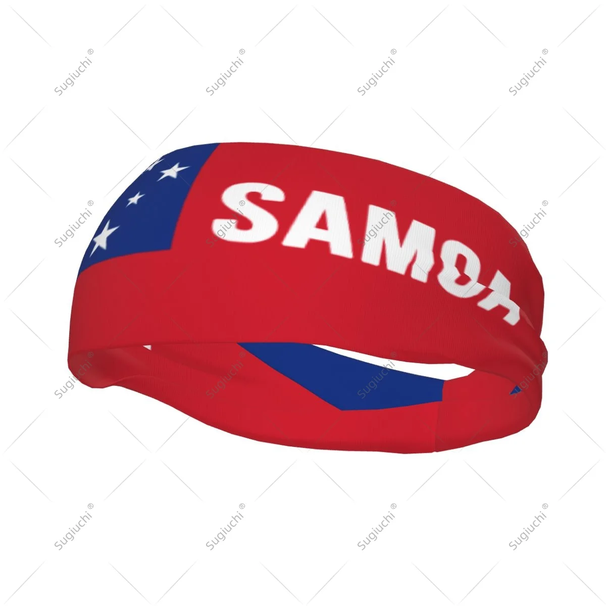 

Эластичные широкие повязки на голову с флагом Самоа для мужчин и женщин, для йоги, фитнеса, тенниса, бега, занятий в спортзале