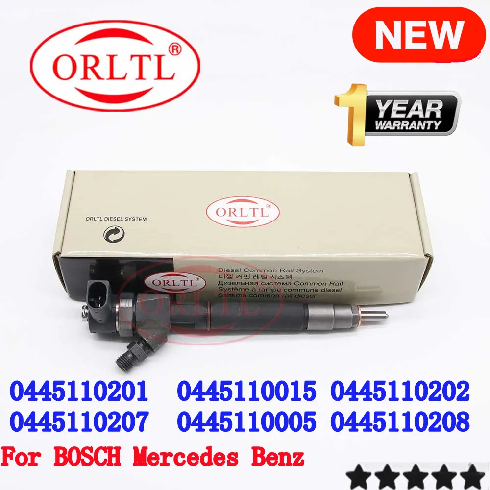 

0445110005 0445110015 0445110201 0445110202 0445110207 0445110208 for Mercedes-Benz Common Rail Diesel Fuel Injector