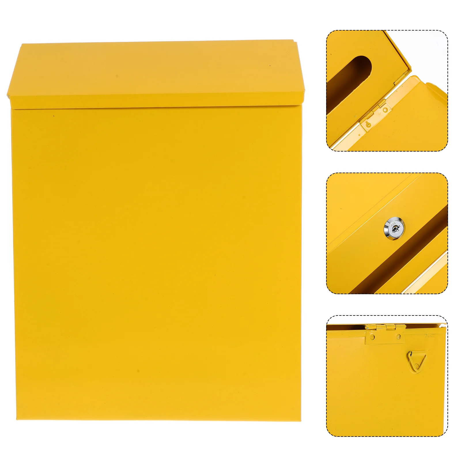 

1pc Iron Post Box European Style Small Mailbox For Home Office Use Decorative Letter Storage Case Iron Suggestion Box