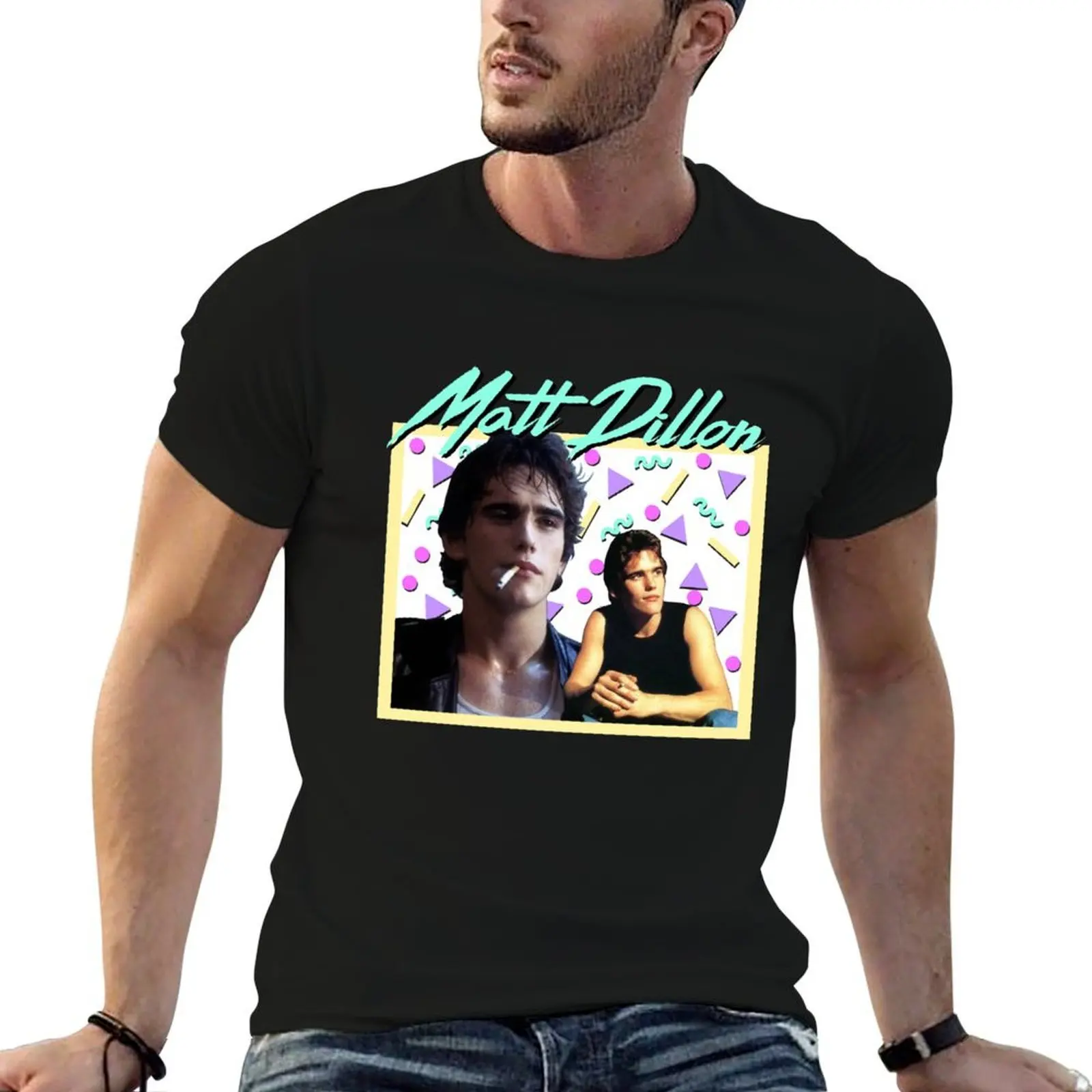 

80's Matt Dillon T-Shirt man t shirts graphic t shirt man luxury t shirts cotton 100% T-shirt