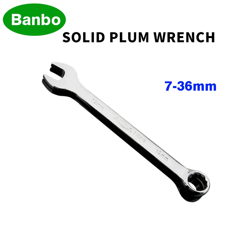 

Open Plum Combination Wrench 7-8-9-10-11-12-13-14-15-16-17-18-19-20-21-22-24-27-30-32-34-36mm Dual-purpose Wrench