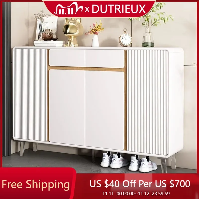 

White Locker Shoe Cabinets Designer Minimalist Hallway Garden Shelves Shoe Cabinets Entryway Display Zapatero Salon Furniture