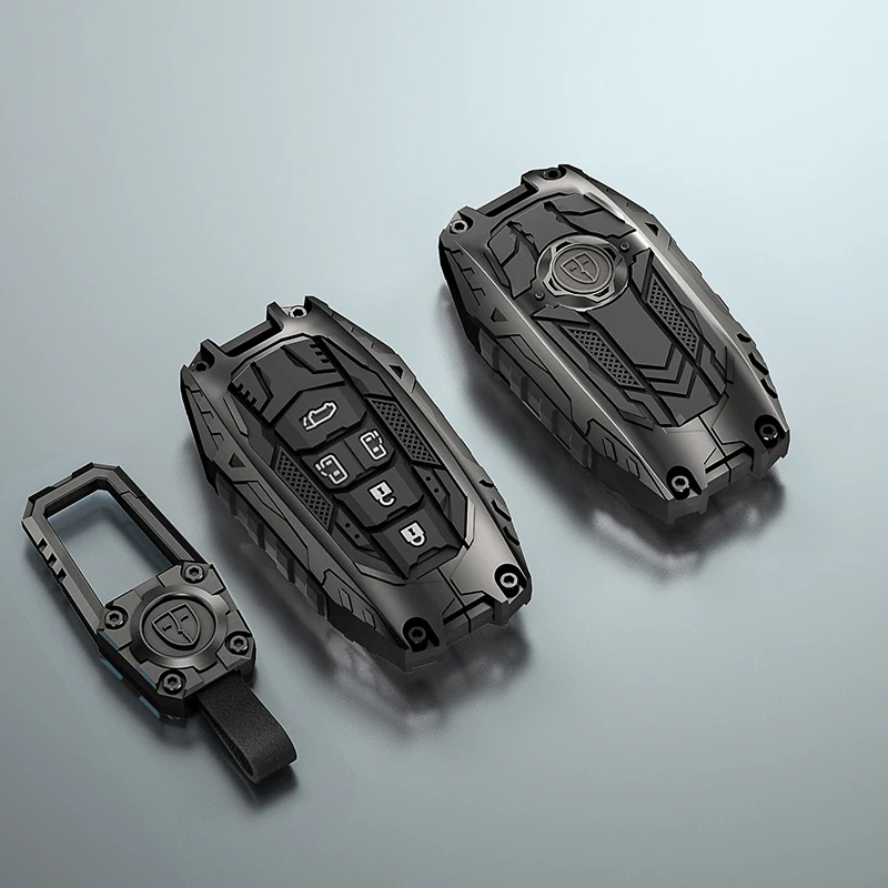 For Toyota Alphard PREVIA Voxy Noah Esquire Vellfire Harrier 5 Button Smart Remote Car Key Case Cover Keychain Accessories