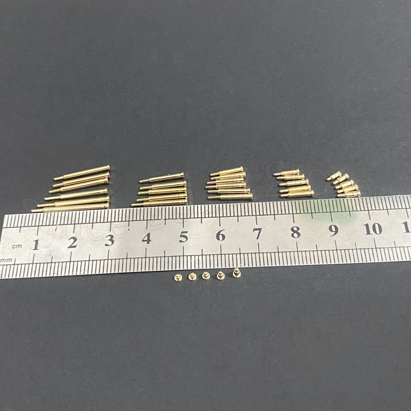 5 Stück Pogopin-Stecker, Pogopin-Batterie-Federkontakt, SMT-Pin, PCB, 1,8–22 mm, Prüffeder, Prüfspitze für Batteriekontaktprüfung – Detail 4