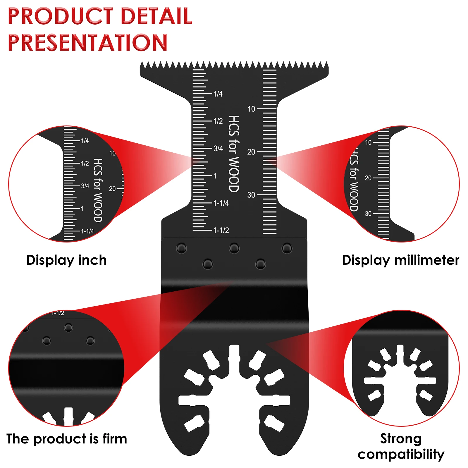 56/102Pcs Oscillating Saw Blade Set Multitool Blade with Sandpaper Japanese Precision Tooth Saw Blade Multi Tool Blade for Wood