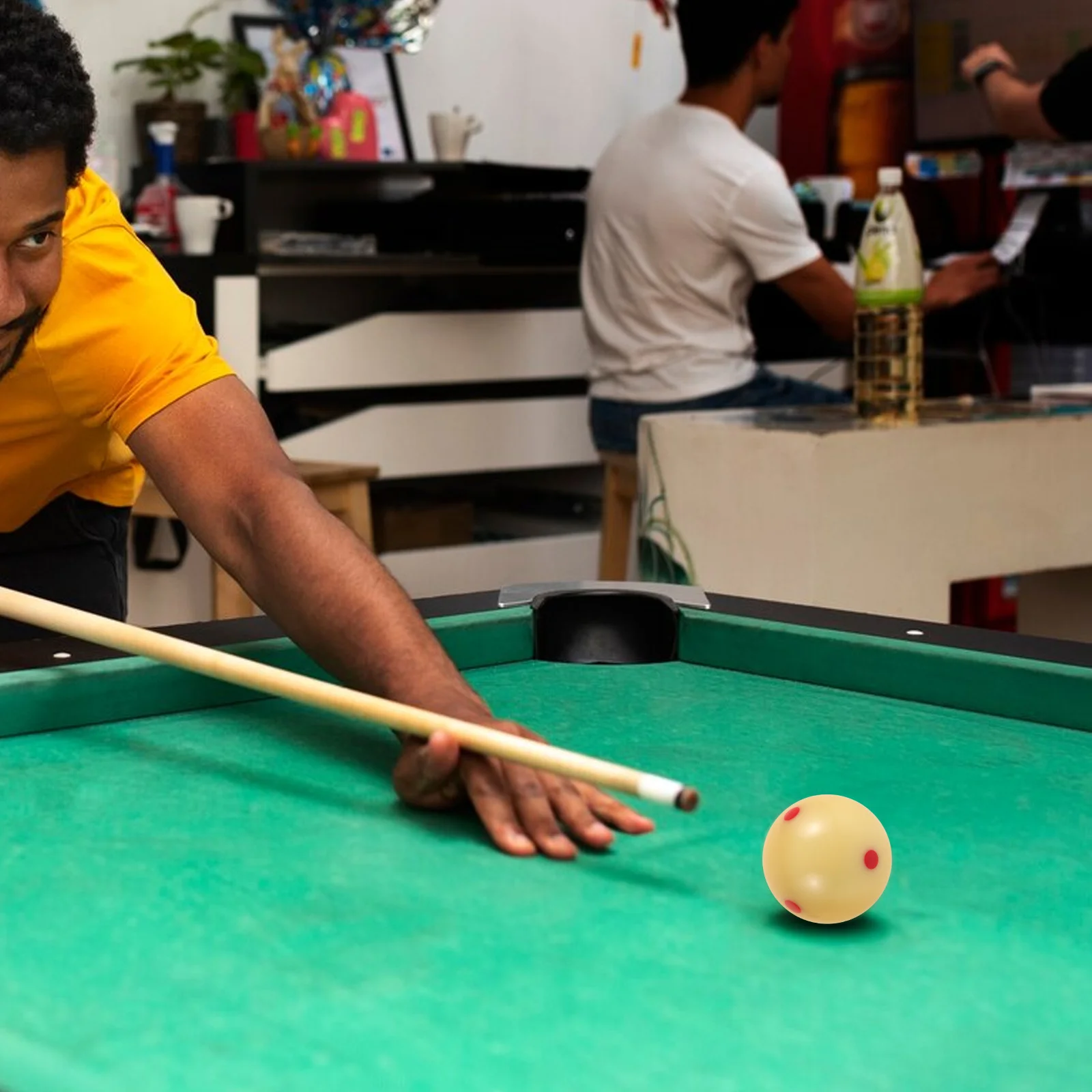 

Pool Cue Ball Training Ball Durable Resin Material Enhance Skills Suitable for Beginners to Advanced Players Cue Balls for Pool