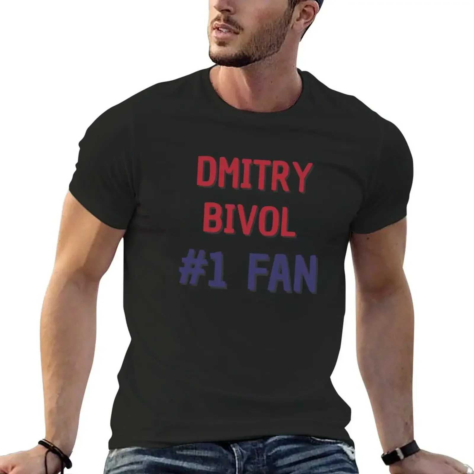 Dmitry Bivol #1 Fan T-Shirt vintage t shirts custom shirt blanks designer shirts mens clothes