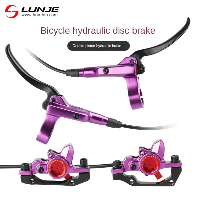 

HB875 MTB Bike Hydraulic Disc Brake Set Left Hand Control Rear Brake/Right Hand Control Front Set 800/1400mm Bicycle Parts ﻿