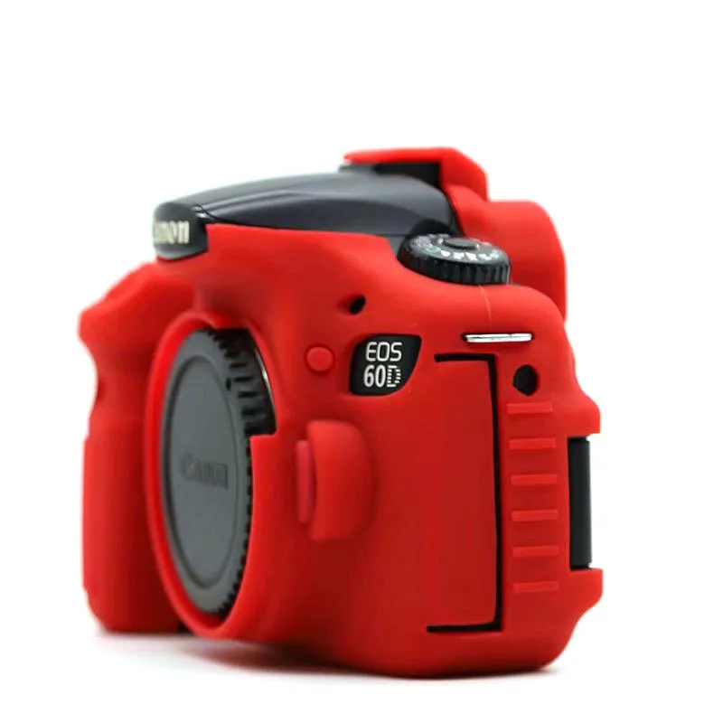Силиконовый резиновый чехол, защитный чехол для корпуса Canon EOS 60D EOS60D DSLR, защитный чехол для камеры, мягкая сумка для видео