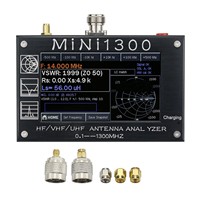 HamGeek Mini1300 0.1-1300MHz HF/VHF/UHF Antenna Analyzer with 4.3\