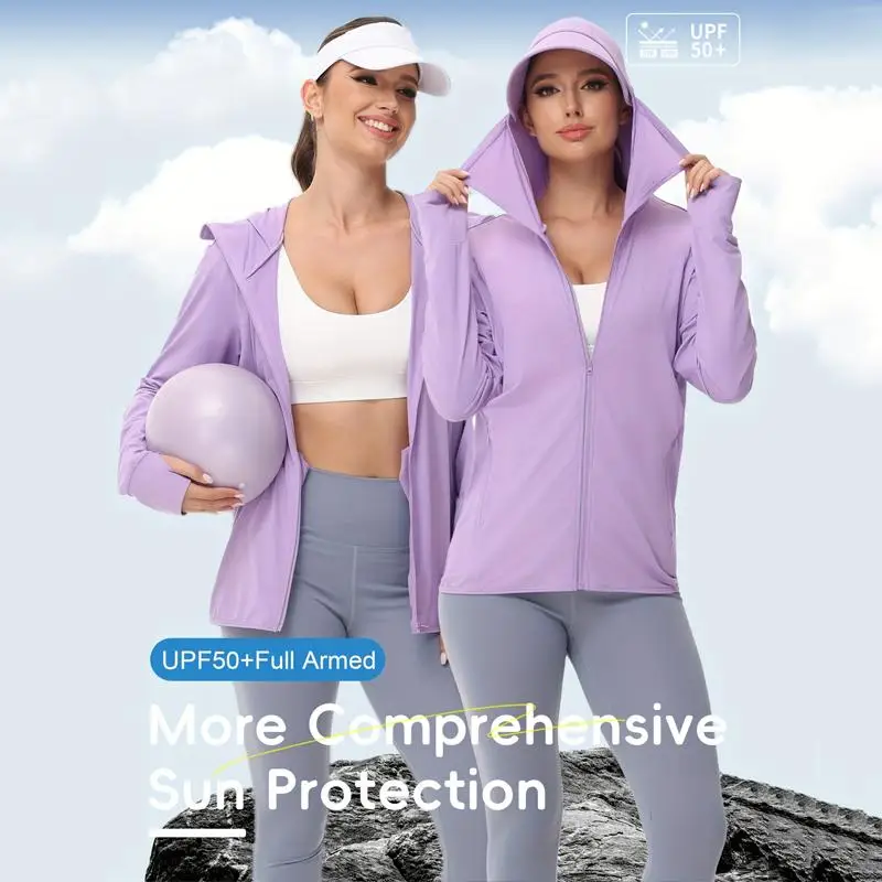 Sunscreen Clothing Summer Long-sleeved Skin Clothing Breathable Anti-ultraviolet Lightweight Sunscreen Clothing