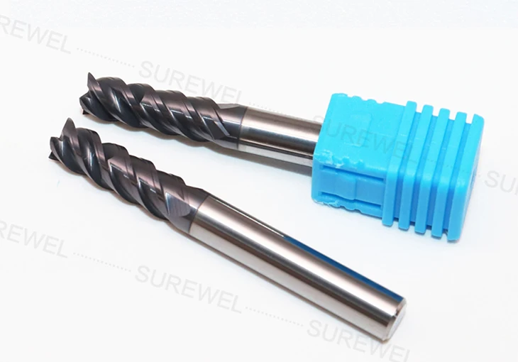 SUREWEL Vollhartmetall-Fräser 4mm 6mm 8mm 10mm 12mm Effiziente Bearbeitung Fräswerkzeug Bevorzugte Wahl für die Verarbeitung von Edelstahl – Detail 4