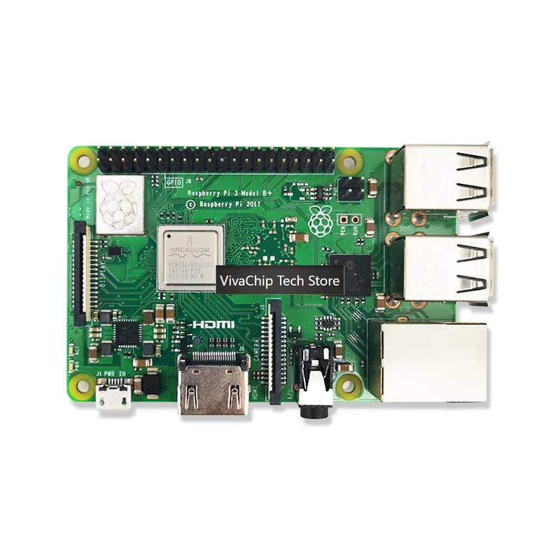 VivaCTOriginal Element14 Raspberry Pi 3 Model B/B+ Plus 3B+ BCM2837 1.2G Raspberry Pi 3 With 2.4G & 5G WIFI 4.2 Bluetooth And