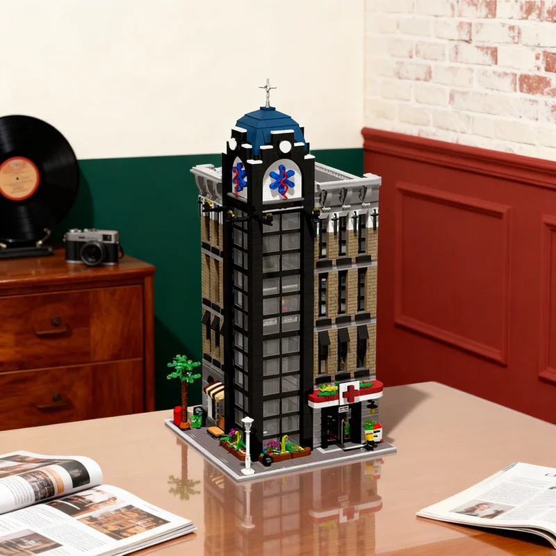 4030pcs MOC Modular Hospital Creative Advanced Build Model Building Blocks DIY Art Set Mega Mini Iconic Skill Manual Toy Gift