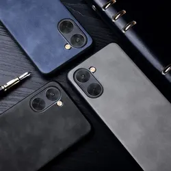 Skin-friendly Feel Phone Case for Realme 10 4G High-Grade Leather Case for realme 10 Pro Plus protective cover funda cape