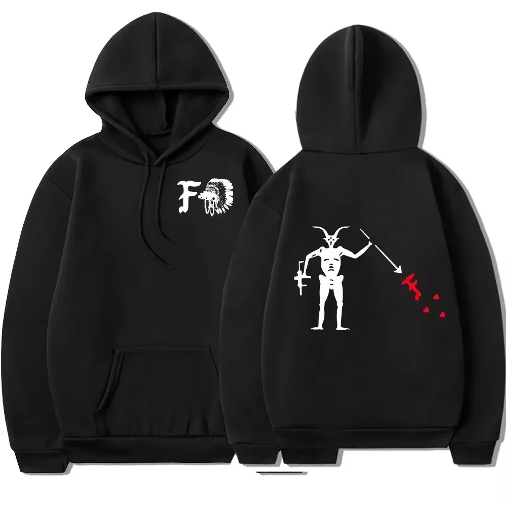 2026 Forward Observations Group Hoodie Todes-Skelett Satan Herren Grafik-Kapuzenpullover Gothic Kleidung Hoodies Harajuku – Detail 12