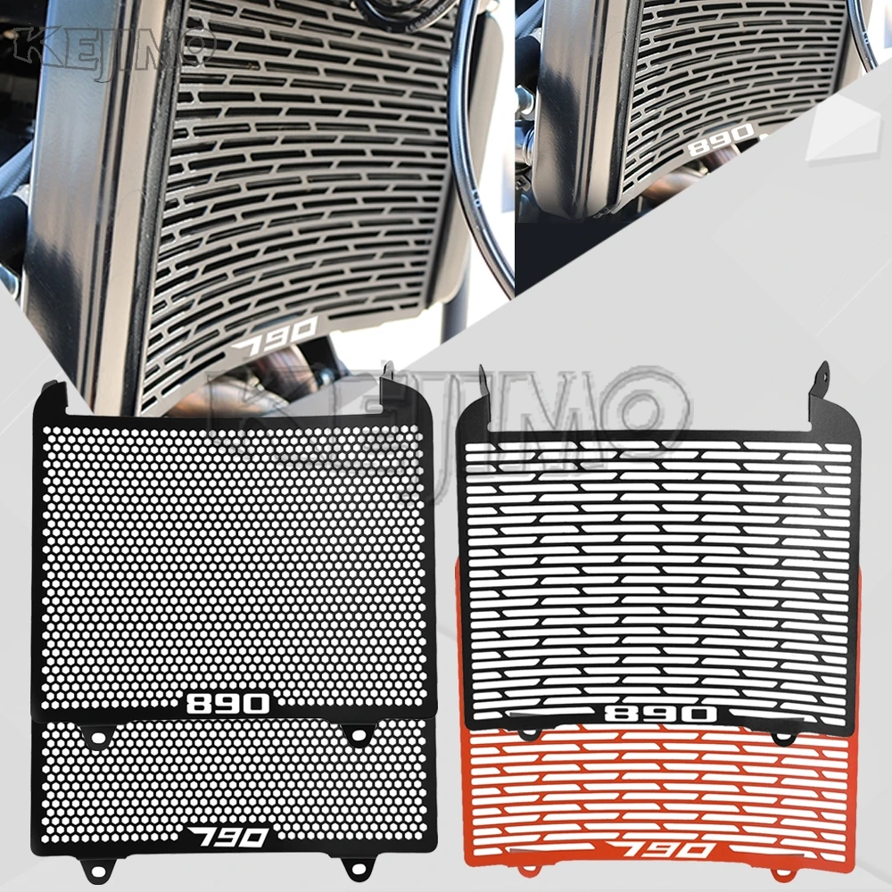 

Moto Parts For Duke790 Duke890 DUKE 790 890 2018~2024 2023 2022 2021 Radiator Grille Guard Cover Protector Water Tank Protection