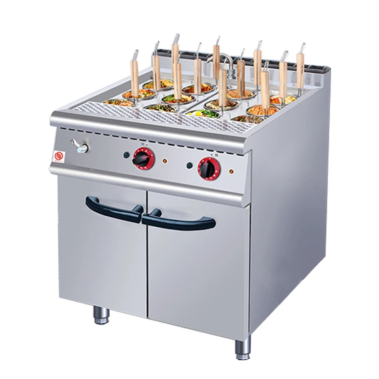 High Quality Gas Electric Automatic Pasta Noodle Dumpling Cooker With 12 16 Tanks