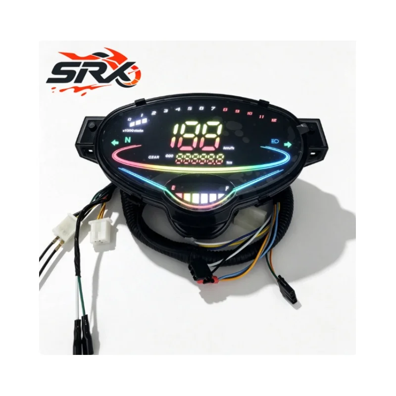 Motorbike Odometer LED Digital Meter Panel Tachometer Speedometer Instrument For Honda DREAM125 ND125M Wave125 W125r Wave125R