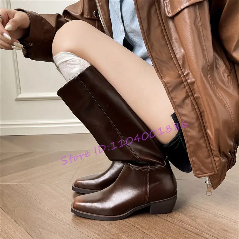 Square Toe Thick He… - image