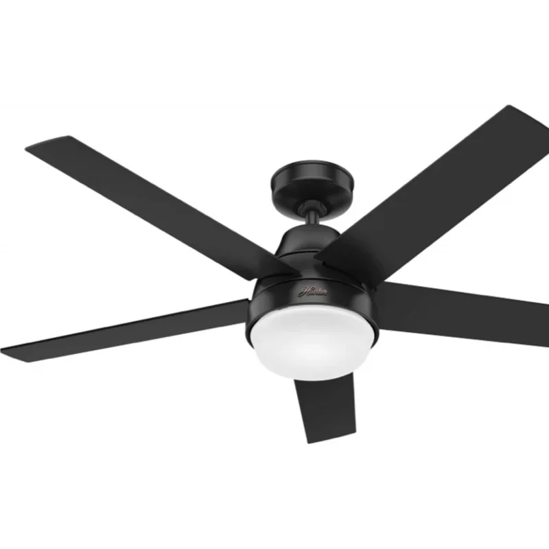 QWCompany 51314 Aerodyne Ceiling Fan,52,Matte Black