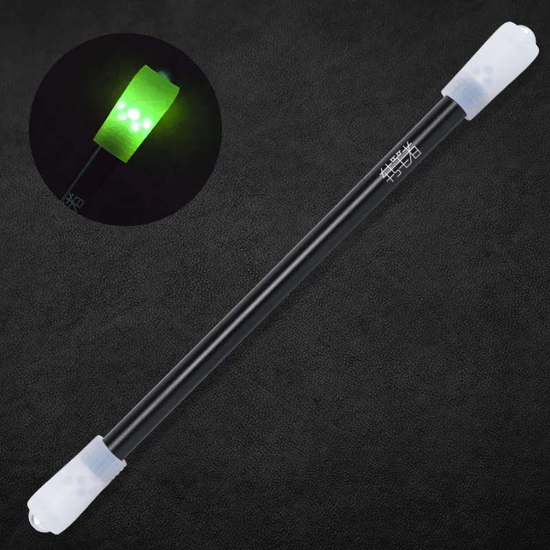 LED Acrylic Spinning Rotating Pen  Kids Teens Student Finger Rotate Pens Anti Slip Entertainment Fidget Twirling Pencil