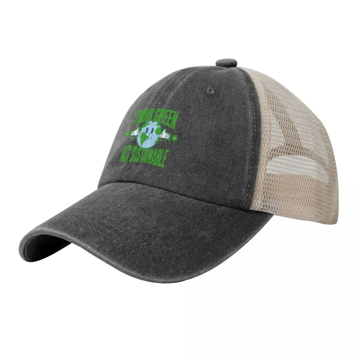

Think Green Act Sustainable Baseball Cap Christmas Hat Sports Cap Women's Beach Men's
