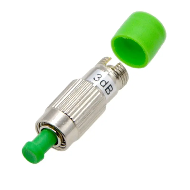 

10PCS FC APC Fiber Optic Attenuator Connector Female to Male 1~20dB Fiber Optic Adapter Fixed Type Free shipping TO Brazil