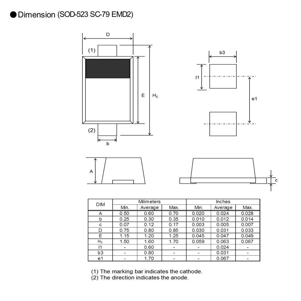 1SS390TE61 بمناسبة-جديد الأصلي تبديل ديود مستقل 1 فولت @ 10mA 35 فولت 100mA SOD-523 SC-79 EMD2 الفرقة تبديل الثنائيات