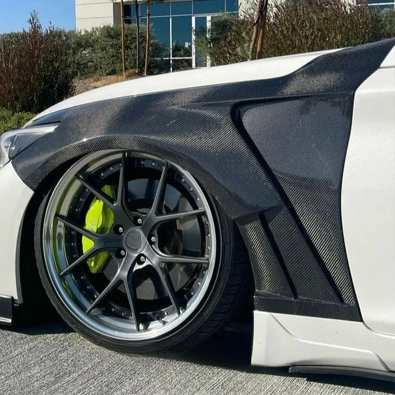 

Superior-Quality FORInfiniti Q50 2014-2021 KZ Style Front Fender Pair Carbon Fiber