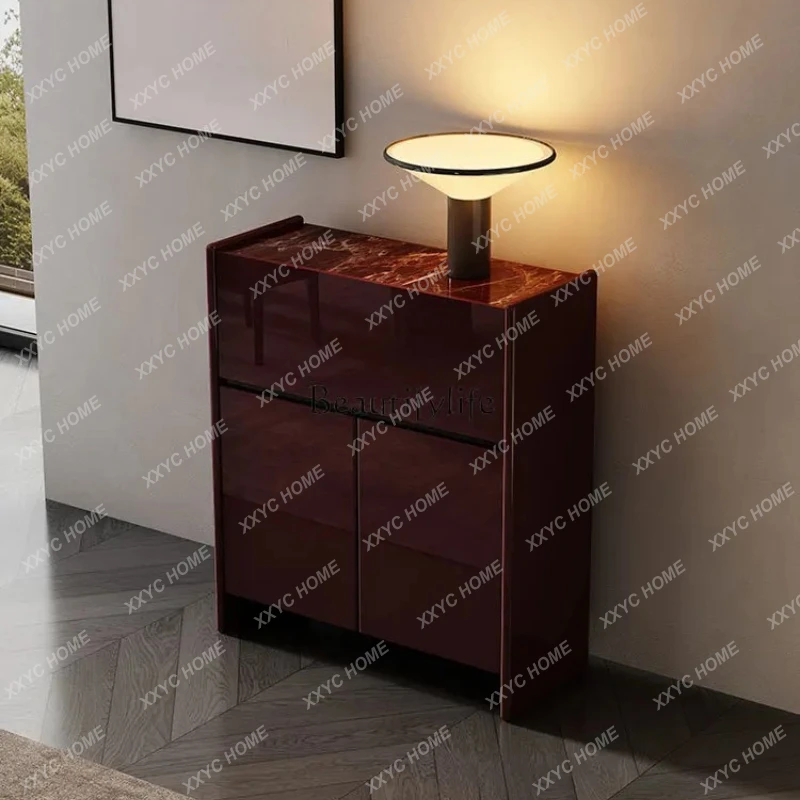 

Винный шкаф L Light Luxury: современный, минималистичный, из мрамора, для гостиной и столовой, высококачественный, из массива дерева, для хранения.