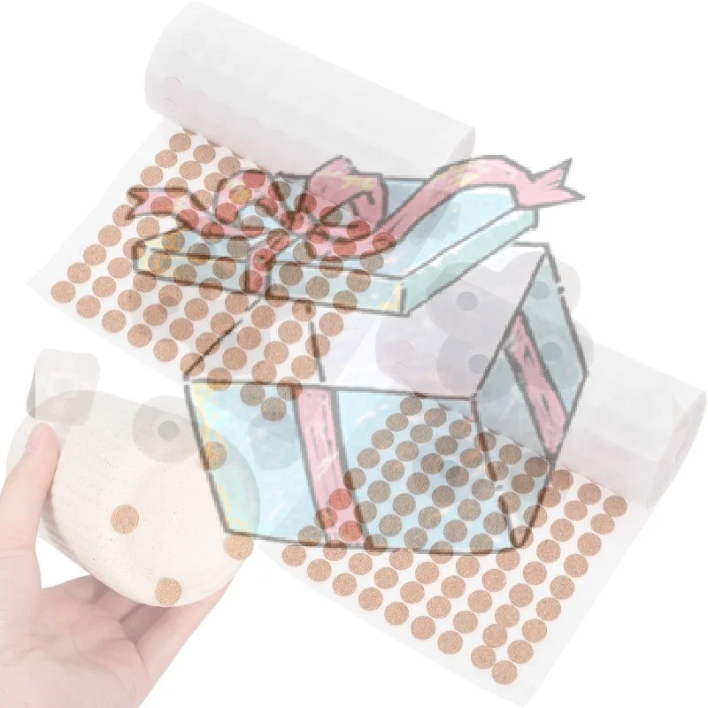 【CCA】1000Pcs/Roll Anti Slip Cork Pads Adhesive Cork Rounds For Plant Pot Coasters Cabinet Bumpers Floor Protector