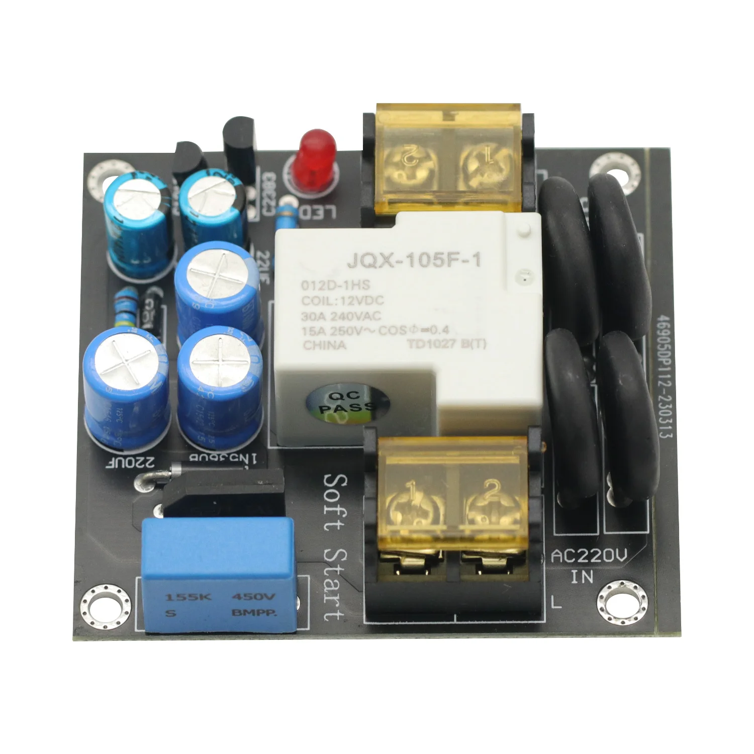 Amplifier Power Supply Soft Starting Board High Power High-current Relay For Class A 1969 Audio Amplifier 1500W