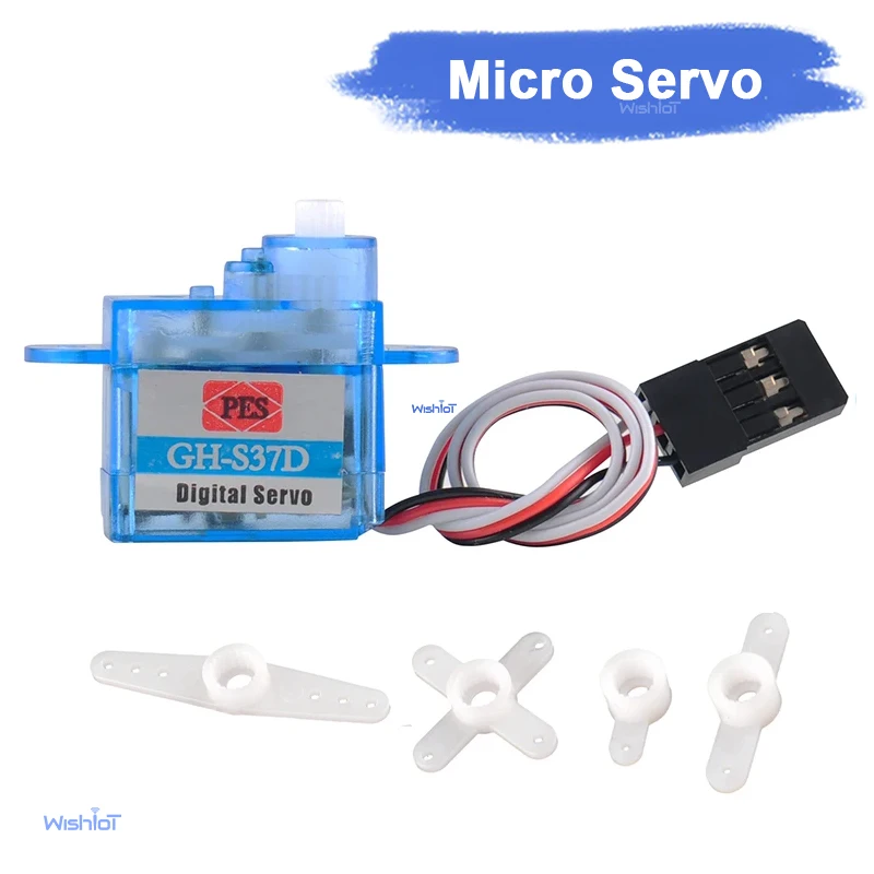 GH-S37D Micro Digital Servo Mini Super Light 3.7g 90 Degree for Control Aircraft Flight Direction RC Plane Helicopter Boat Car
