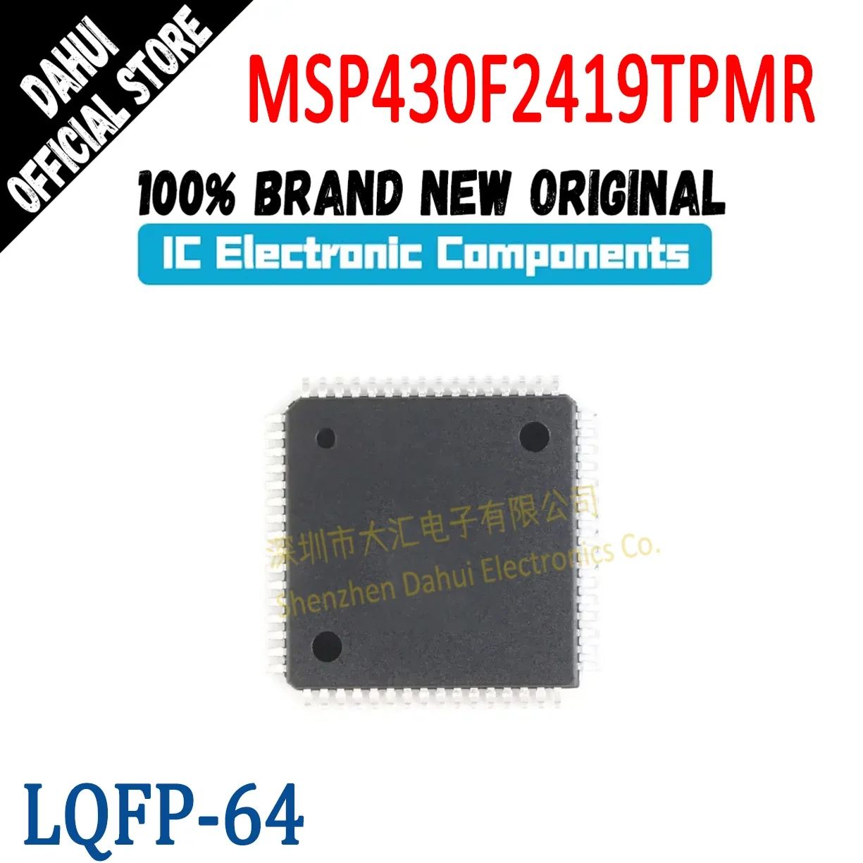 

MSP430F2419TPMR M430F2419T M430F2419TREV MSP IC Chip 64-LQFP Quality Brand New Microprocessor Chip